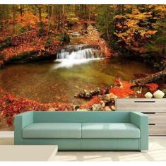 Papel de Parede - Paisagens Cachoeira 3D 3,75M² na 016 - Voce Decorand