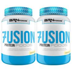 Kit 2x Fusion Protein 900g   BRNFOODS,  Baunilha