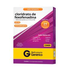 Cloridrato de Fexofenadina 120mg 10 comprimidos Cimed Genérico 10 Comprimidos