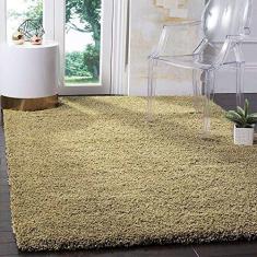 Tapete para Sala e Quarto Peludo Luxo Casa Dona 200x300cm Bege Gold