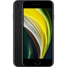 iPhone SE Apple (64GB) Preto Tela 4,7" Câmera 12MP iOS