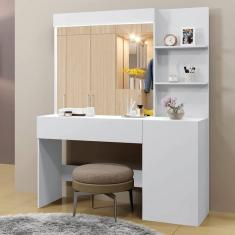 Penteadeira Camarim Londres New Branco Acetinado