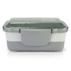 Pote Marmita De 2 Andares 950ml Jacki Design - Joy Cinza