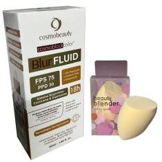 Blur Fluid FPS75 Protetor Solar Cosmobeauty, Bronze