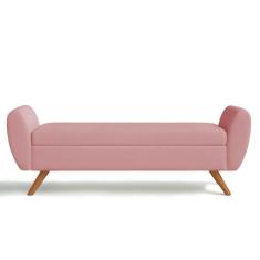 Recamier Bau Grecia 1,20M Suede Rose - Clique Decor