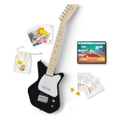 Loog Guitarra infantil elétrica Pro VI para iniciantes amplificador integrado e alto-falante a partir de 9 anos de idade e aulas incluídas