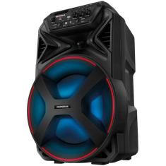 Caixa Amplificada Connect Party Plus Cm250 Com Bluetooth Usb Rádio Fm 250W Mondial Preto Bivolt