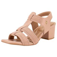 Sandália Feminina Salto Grosso Usaflex Ma0505