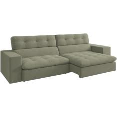 Sofa Retratil E Reclinavel 3 Lugares 246 cm Eldorado SL 940 Veludo Mol
