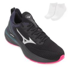 Tênis de Corrida Feminino Mizuno Glow 2 e Meia MZ24