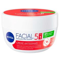 Creme Facial Ultraleve NIVEA Antissinais, Sem Fragrância, 100g