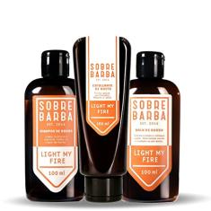 Kit Shampoo + Balm + Esfoliante SOBREBARBA Light My Fire