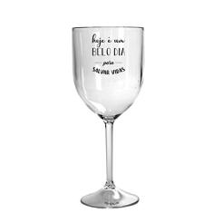 6 Taças Vinho Acrílico Personalizadas Enfermagem