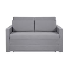 Sofá Cama Castor Casal Salerno Max Suede Cinza 