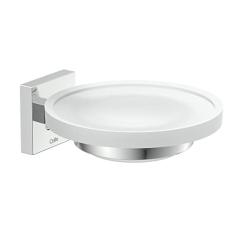 Saboneteira em Vidro de Parede Up Cromada