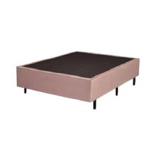 Base Box Viuvão Suede Rosé 128Cm de Largura