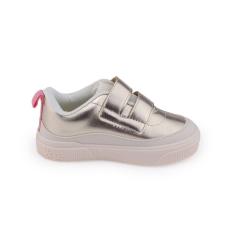 Tênis mna Pampili 721.019 casual dourado