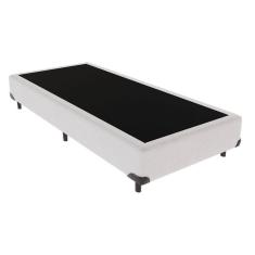 Cama Box Solteiro Branco Madeira 88x188
