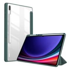 Capinha acrílico com slot caneta galaxy tab s9 plus 12.4