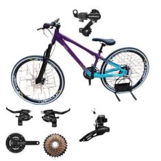 Bicicleta Vikingx Tuff 44 Aro 26 Aluminio 21v Cambio Shimano Transmiss