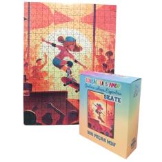 Quebra-Cabeça Infantil Skate 300 Peças Diversão Para Familia