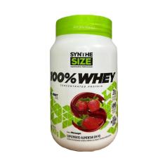 Whey Protein Concentrado 100% Whey Sabor Morango 907G