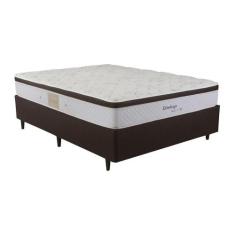 Cama Box de Casal Herval Edimburgo, Molas Maxspring, 64x138x188 cm