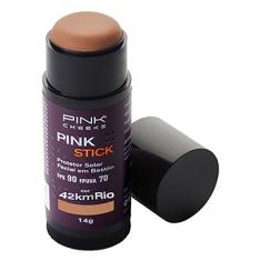 Protetor Solar Com Cor FPS90 FPUVA70 Pink Stick 42Km Rio 14g-Feminino