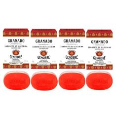 Kit 4 Sabonete Phebo Granado Gengibre Energizante Glicerina Vegetal Na