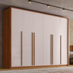Guarda-Roupa Casal com Frisado 6 Portas 6 Gavetas Suburban 100% MDF Es