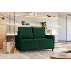 Sofá Angela 2 Lugares em Veludo Yescasa Verde