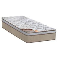 Colchão Solteirão Castor Sleep Revolution com Molas Ensacadas e Euro Pillow 27x96x203 cm - Branco/Bege