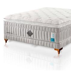 Colchão De Látex Híbrido Qgel King 193x203cm