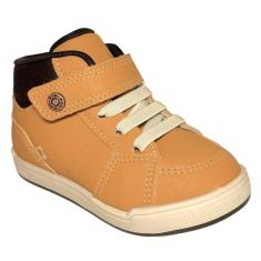 Tênis Menino Klin Botinha Flyer Baby /Marrom 166179-3-Masculino