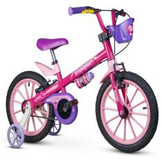 Bicicleta Passeio infantil Nathor Top girls Aro 16 V-Brakes