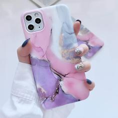 WEIYU Capa macia compatível com iPhone 11 Pro Max, design de concha branca com padrão de mármore 3D, capa robusta e fina de borracha macia TPU com absorção de choque para Apple iPhone 11 Pro Max de