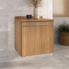 Balcão para Cozinha Fit 60 Lado Esquerdo le com Prateleira com Tampo Larnaca