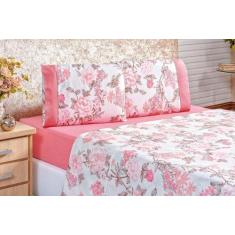 Jogo De Cama Casal Padrão 4 Peças Naturale Micro 200 Fios - Nathalia E