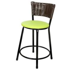 Banqueta Baixa Hawai Café - Lamar Design, Verde