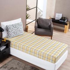 Jogo de Cama Box Infantil Solteiro Malha 100% Algodão - Não Faz Bolinh