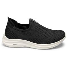 Tênis Casual Feminino Calce Fácil Caminhada Academia Fitness