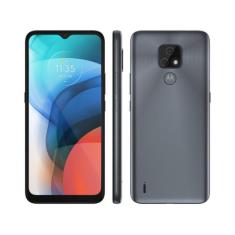 Smartphone Motorola Moto E7 32GB Cinza Metálico 4G Octa-Core 2GB RAM 6