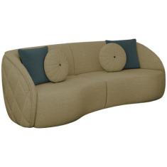 Sofa 4 Lugares 288 cm Passion Linho TCE 1025 Moll - Molufan, TCE 1025