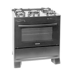 Fogão de Piso 5 Bocas Suggar Neo Glass Preto Bivolt