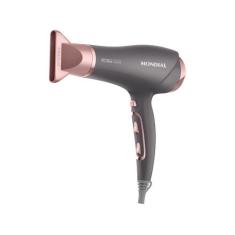 Secador de Cabelo Mondial Keratin Grafite e Rosé - 2000W 2 Velocidades