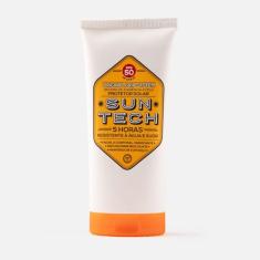 SUN TECH Protetor Solar Corporal FPS 50 180 g – Grip System de alta aderência, amplo espectro UVA/UVB, resistente à água e suor, hidrata com manteiga de cupuaçu
