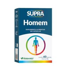 Supra Homem Polivitamínico - 60 Cápsulas - Herbamed, Herbamed