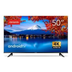 Smart TV Aiwa 50 Polegadas, Android D-LED, 4K, 3 HDMI, 2 USB, Wi-fi - Bl-02