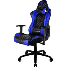 ThunderX3 Cadeira Gamer Profissional TGC12 Preta/Azul