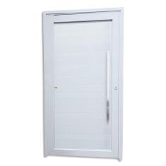 Porta de PVC Pivotante Lambri 216x100cm Tecplus100 Brimak Branco